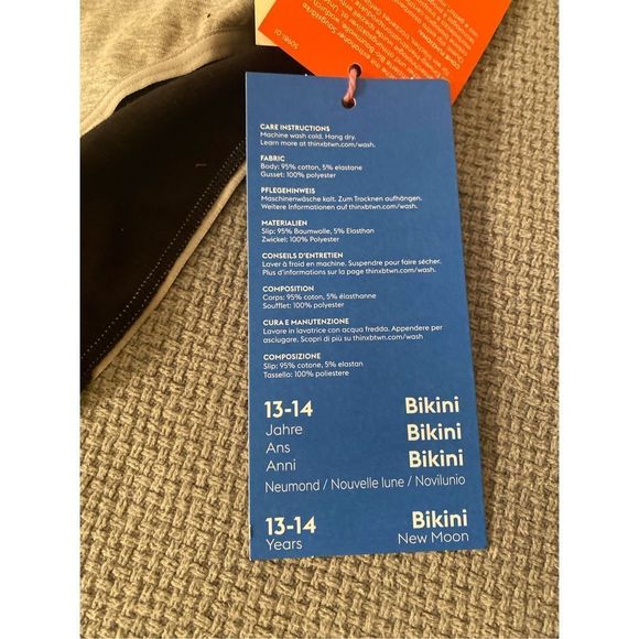 NWT’s Thinx Period Panties BTWN 13-14yrs - Picture 5 of 6